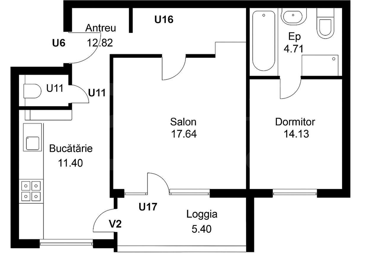 Vânzare, apartament, 2 camere, strada Calea Ieşilor, Buicani - Poză 11
