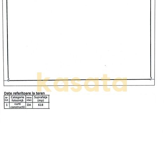 Teren de Vânzare 618 Mp. cu deschidere la strada Eugen Barbu-Mogoșoaia - Schiță 2