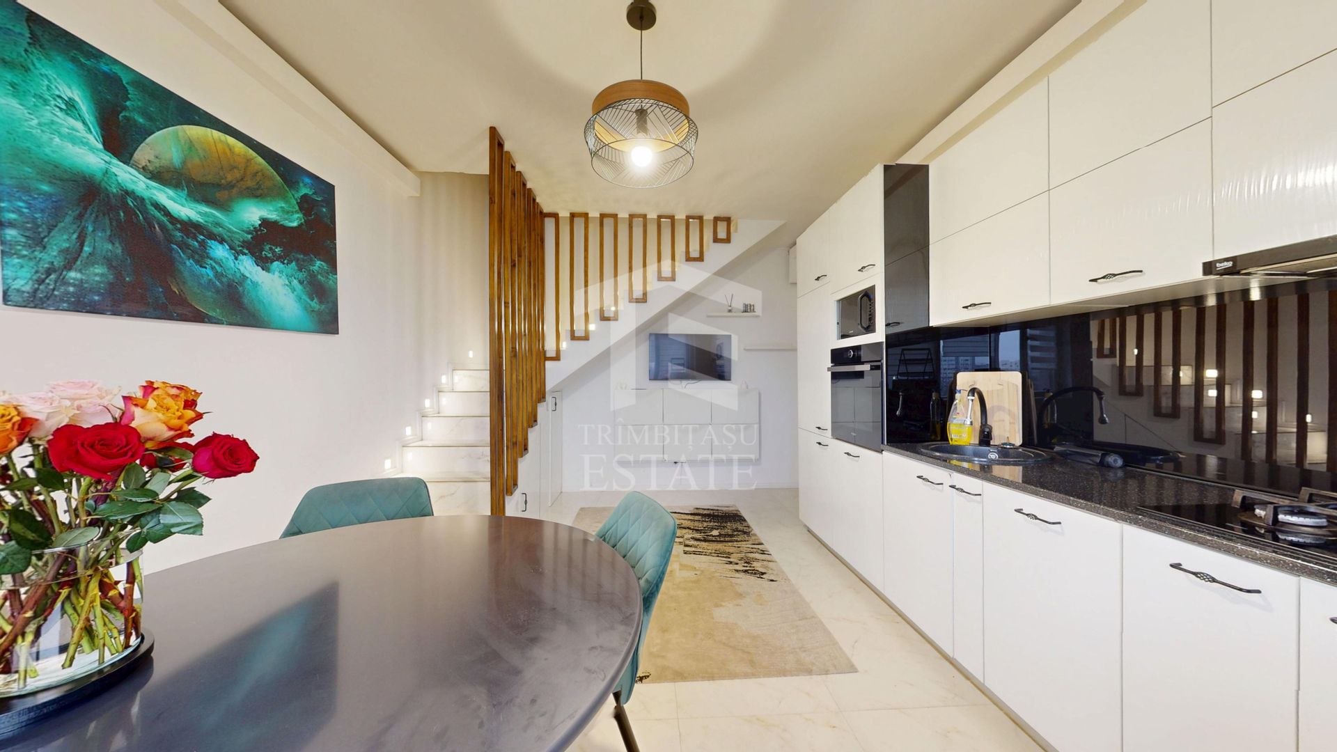 4 camere modern | Mobilat integral - Poză 2
