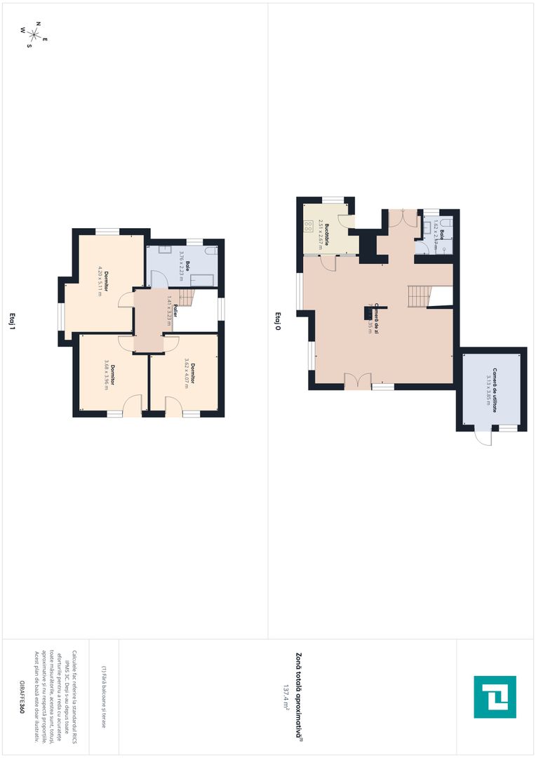 Casa 4 camere Osorhei 135mp - Poză 8