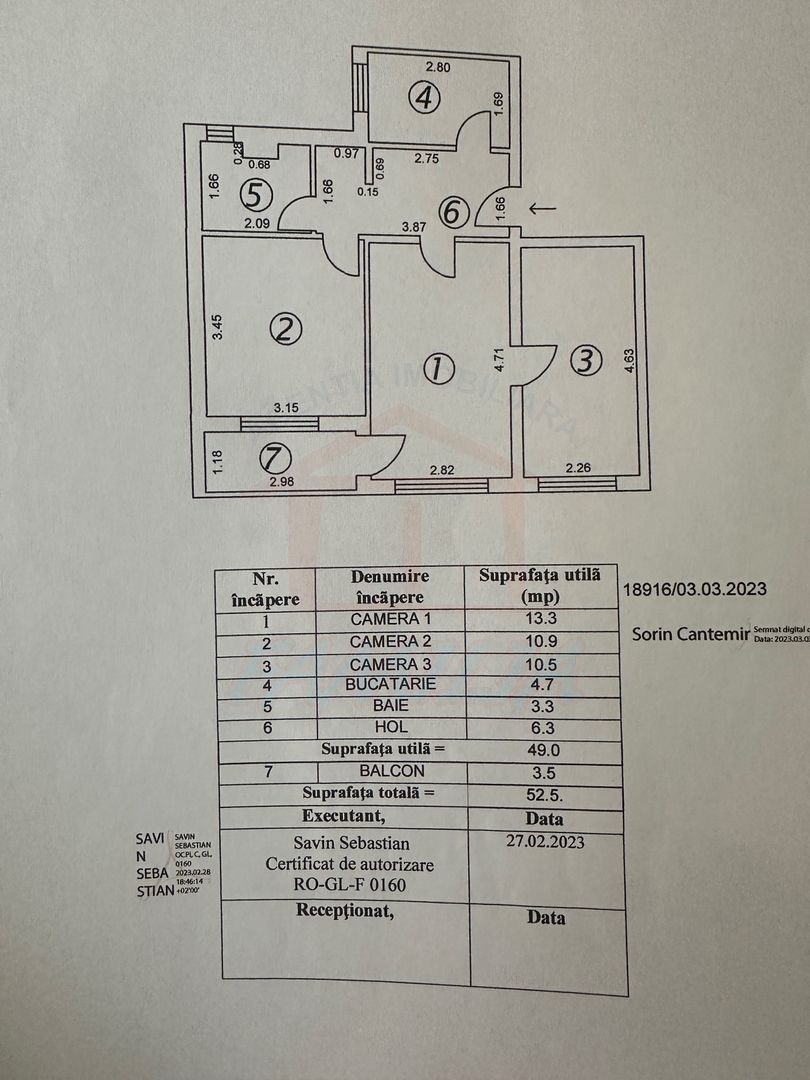 SE VINDE APARTAMENT 3 CAMERE, MICRO 38, 63.000 EURO - Poză 8