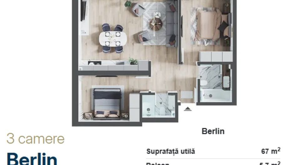 Apartamente de vanzare, tip studio, 2,3 camere Green Residence, Oradea - Poză 2