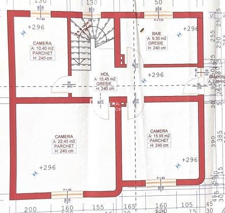 Casă Individuală cu 250 mp Teren | 180 mp Utili | 4 Dormitoare | Garaj | - Schiță 22