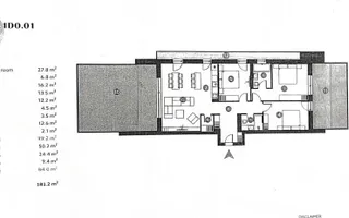 4 rooms apartment***181sqm***// 84sqm garden // Baneasa - Schiță 40