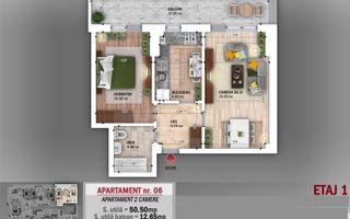 APARTAMENT 2 CAMERE DECOMANDAT- NICOLAE GRIGORESCU - Poză 1