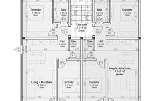 Apartament LA VILA, 3 camere, predare - LA CHEIE, Sibiu - Schiță 10