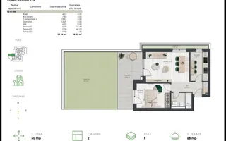 Apartament nou cu 2 camere si gradina | Denya Forest - Poză 11