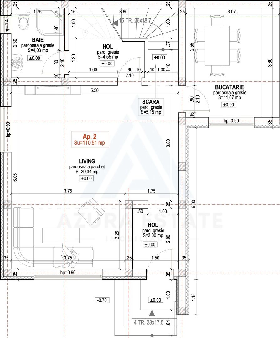 Casa moderna 3 camere 2 bai si curte 170 mp in zona Arhitectilor - Poză 13