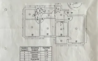 3 CAMERE ÎN RAHOVA | COMISION 0% | NEXT HOUSE - Schiță 16