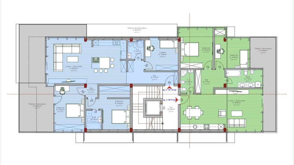 Teren cu autorizație | apart-hotel | 2S+3R+ER | Bună Ziua - Poză 13