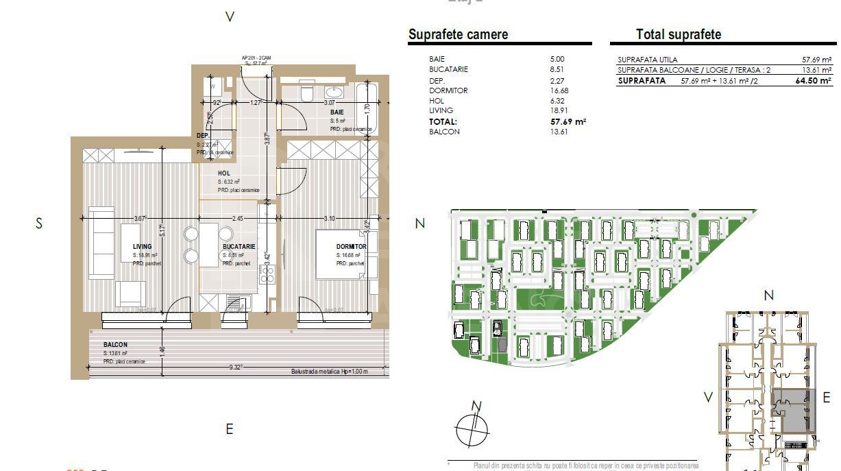 Vânzare, apartament, 2 camere, Coresi Avantgarden, Brașov - Poză 10