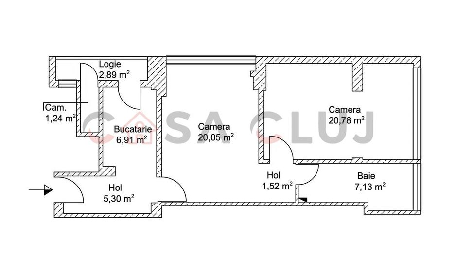 2 camere, cu vedere la Piata Mihai Viteazul! - Poză 9