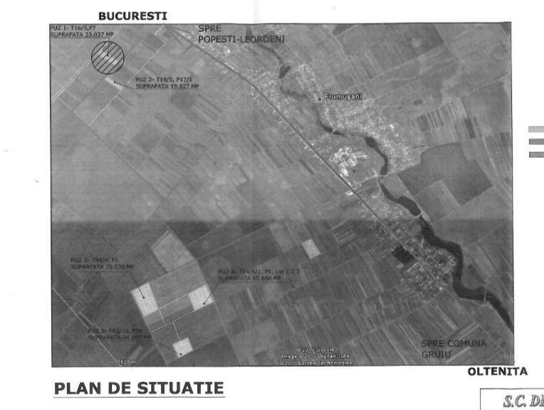 Teren intravilan 75.530 mp in Frumusani - Poză 2