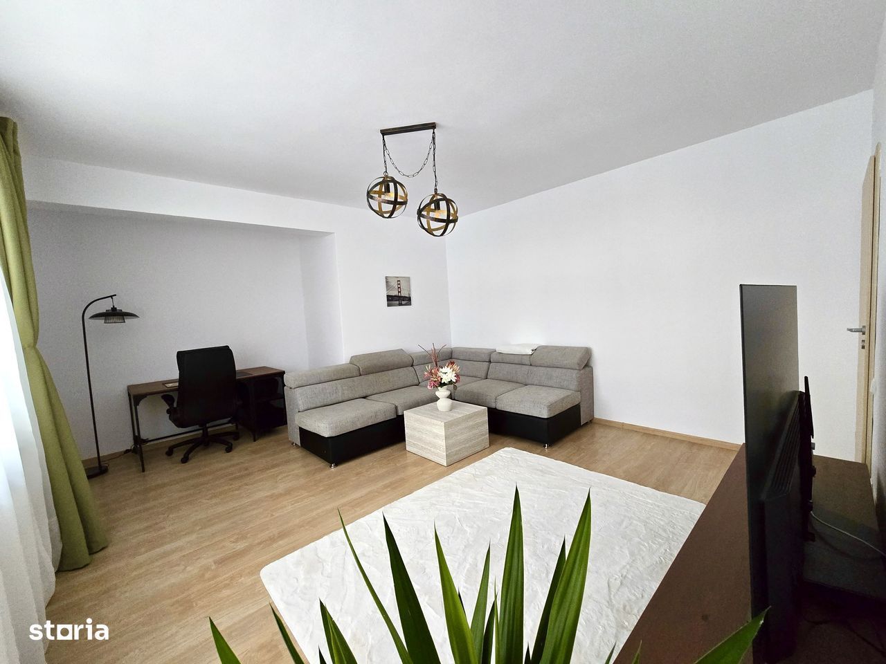 Apartament 2 camere Chiajna nou utilat cu parcare inclusa etaj 1 60 mp - Poză 8