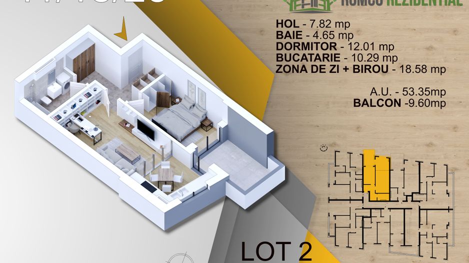 2 camere-panouri solare -individuale - Schiță 9