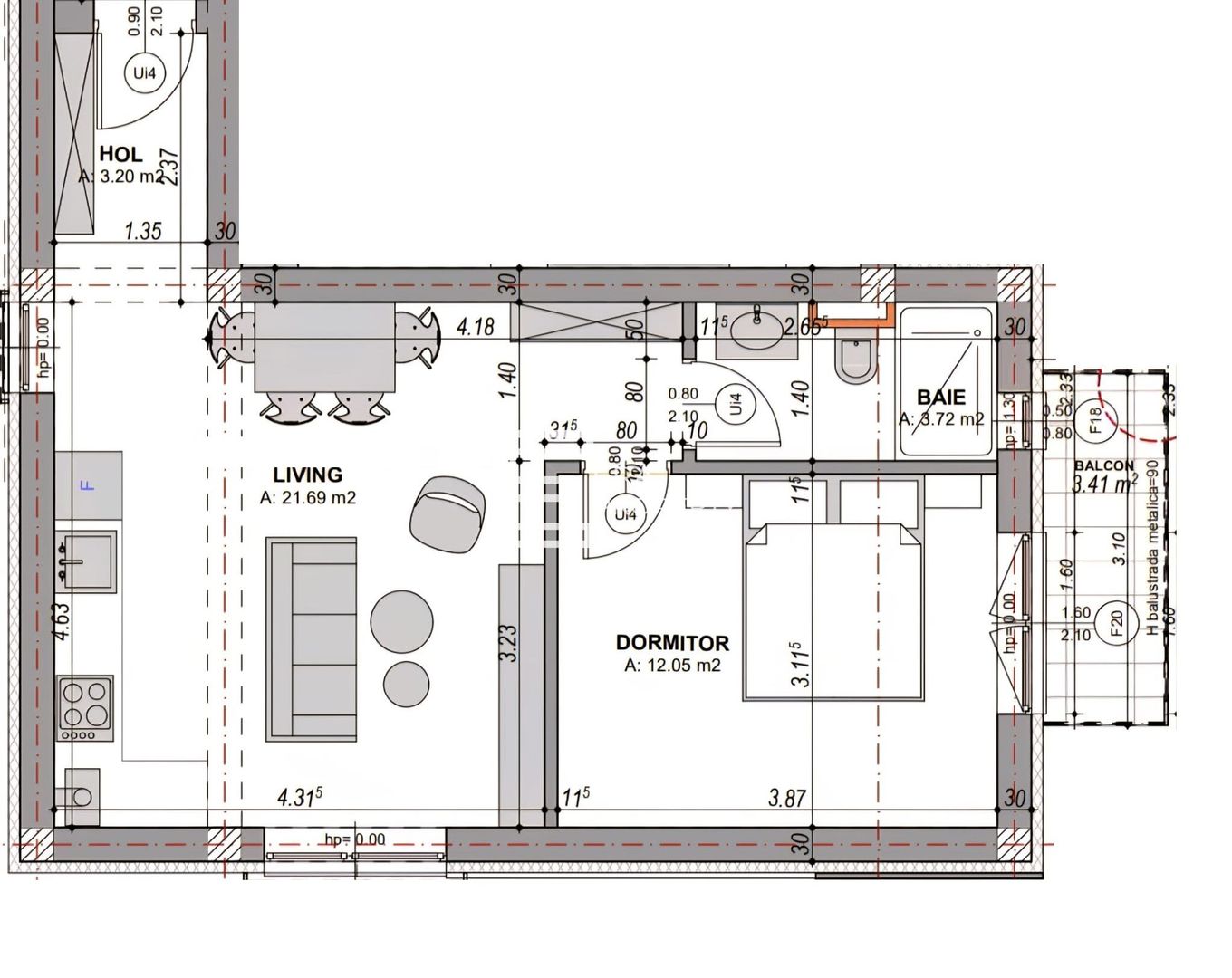 Apartament 2 camere | balcon | loc de parcare | Doamna Stanca | Șelimbăr - Poză 9