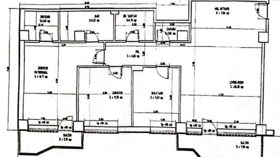 Apartament spatios Sisesti - Doi Cocosi - Straulesti - Schiță 7