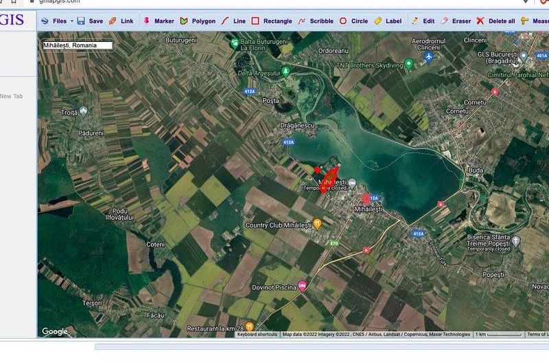 Teren extravilan Mihailesti 15 ha - Poză 3