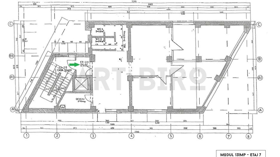 Zero comision, 55-118mp birou amenajat, Baneasa, Parc Herastrau - Schiță 12