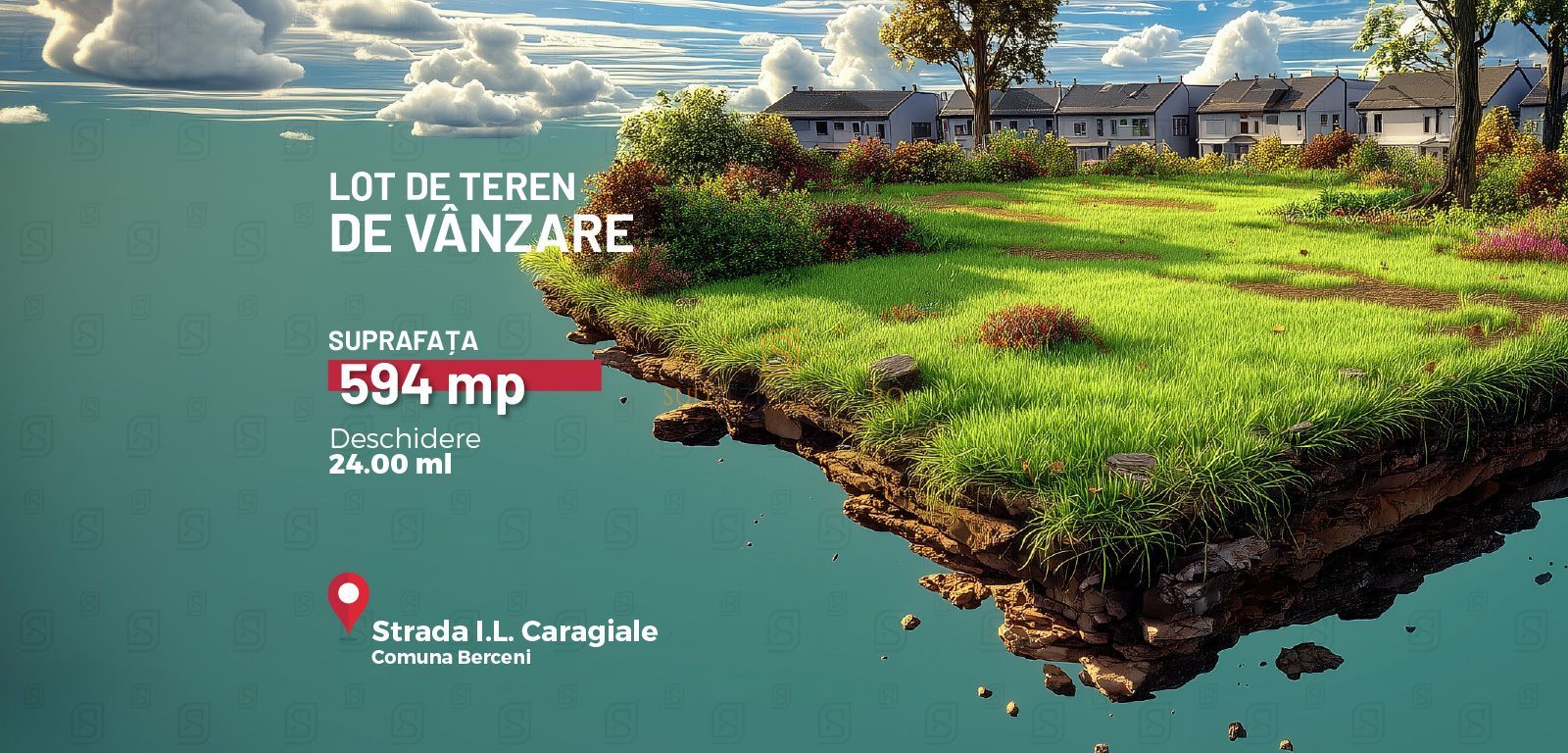 Oportunitate rezidentiala, Teren intravilan 594 mp, Comuna Berceni - Poză 4