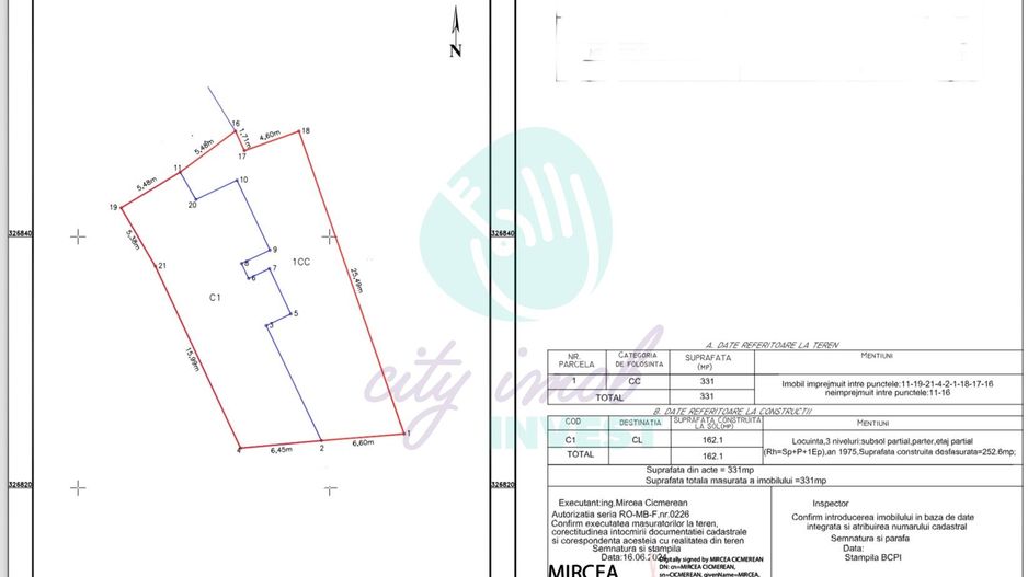 Casa formata din 2 corpuri cu TEREN 433 MP - Poză 15