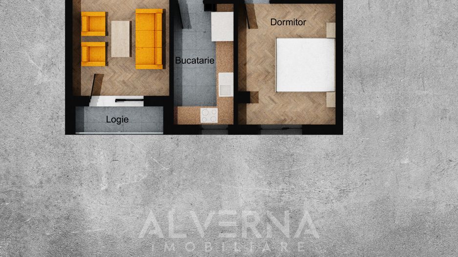COMISION 0%! Apartament 2 camere, 51mp, semifinisat, balcon- Terra - Poză 1