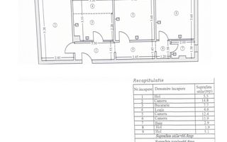 Apartament 3 camere decomandat - Schiță 6