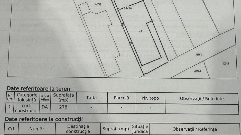 Casă de vânzare pe strada Sabarului - Schiță 14