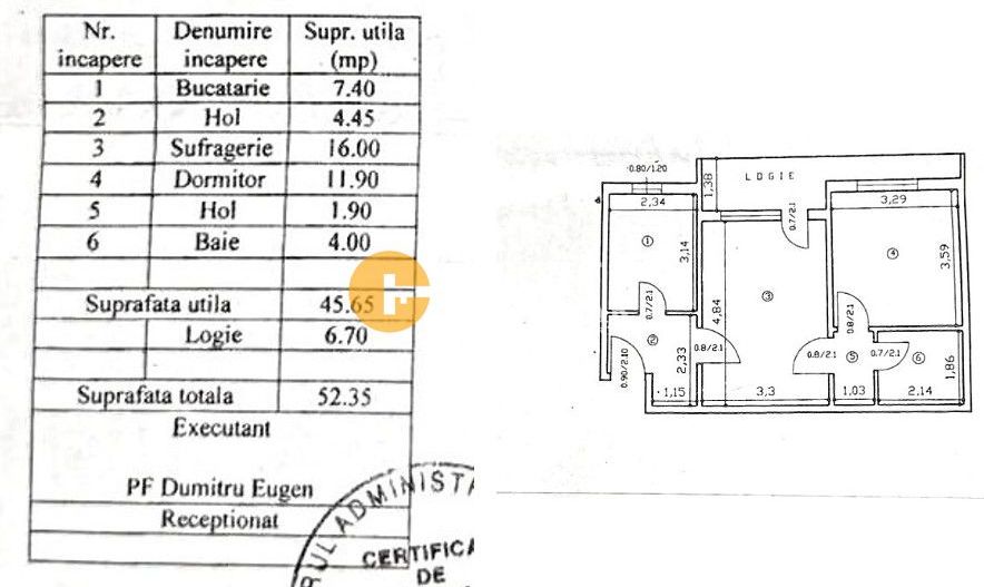 2 Camere SemiDecomandat - Etaj 2 - Podu Ros - Poză 2