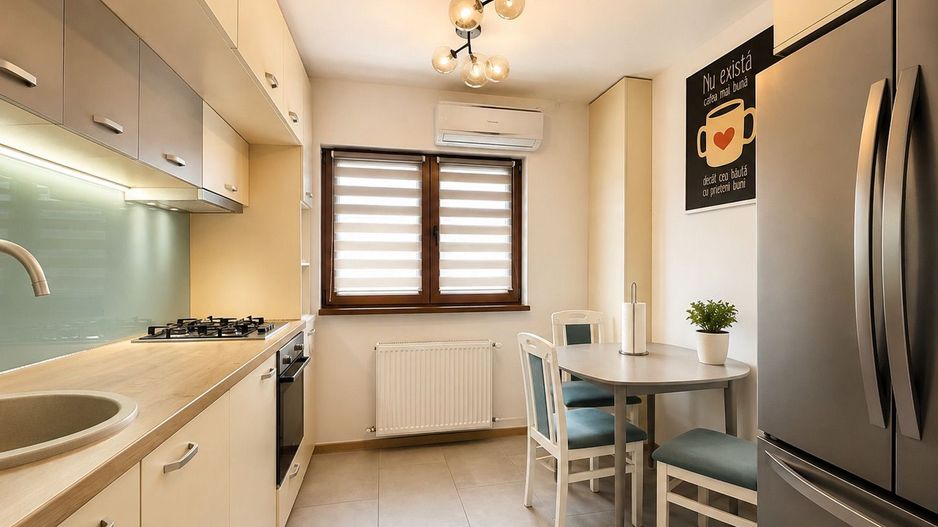 Viitorului - 2 camere, bloc stradal reabilitat termic, mobilat si utilat complet - Poză 5