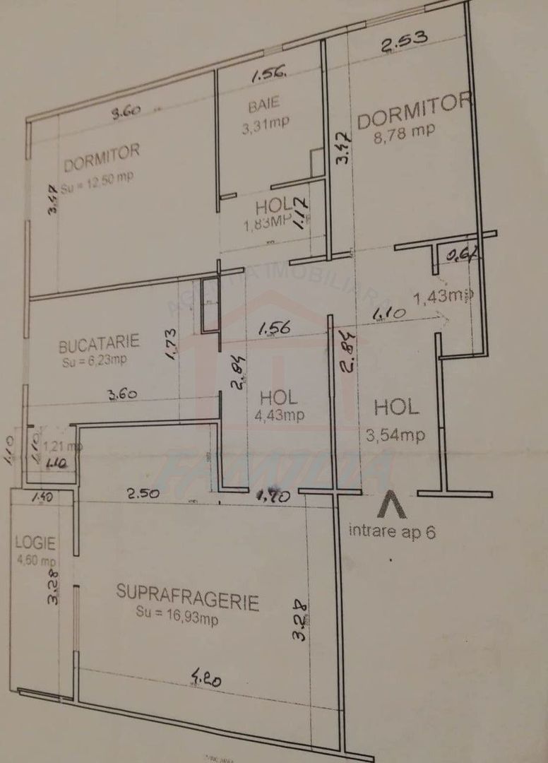 74.900 euro, 3 camere, Centru, etaj 3/4 - Poză 3