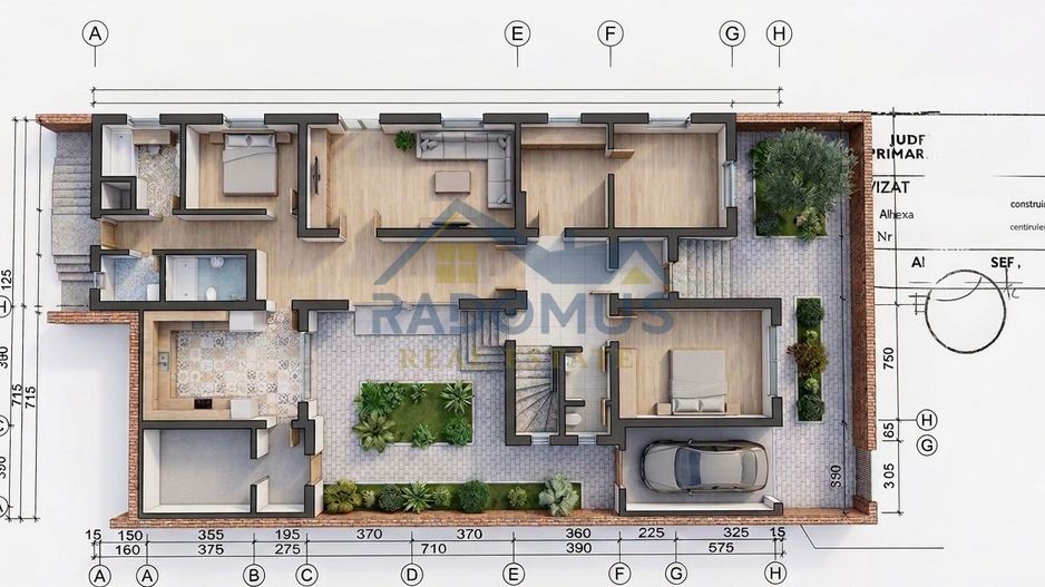 Vila 4 camere | Teren 532 mp | Piscina si foisor | Str. Lupeni - Schiță 20