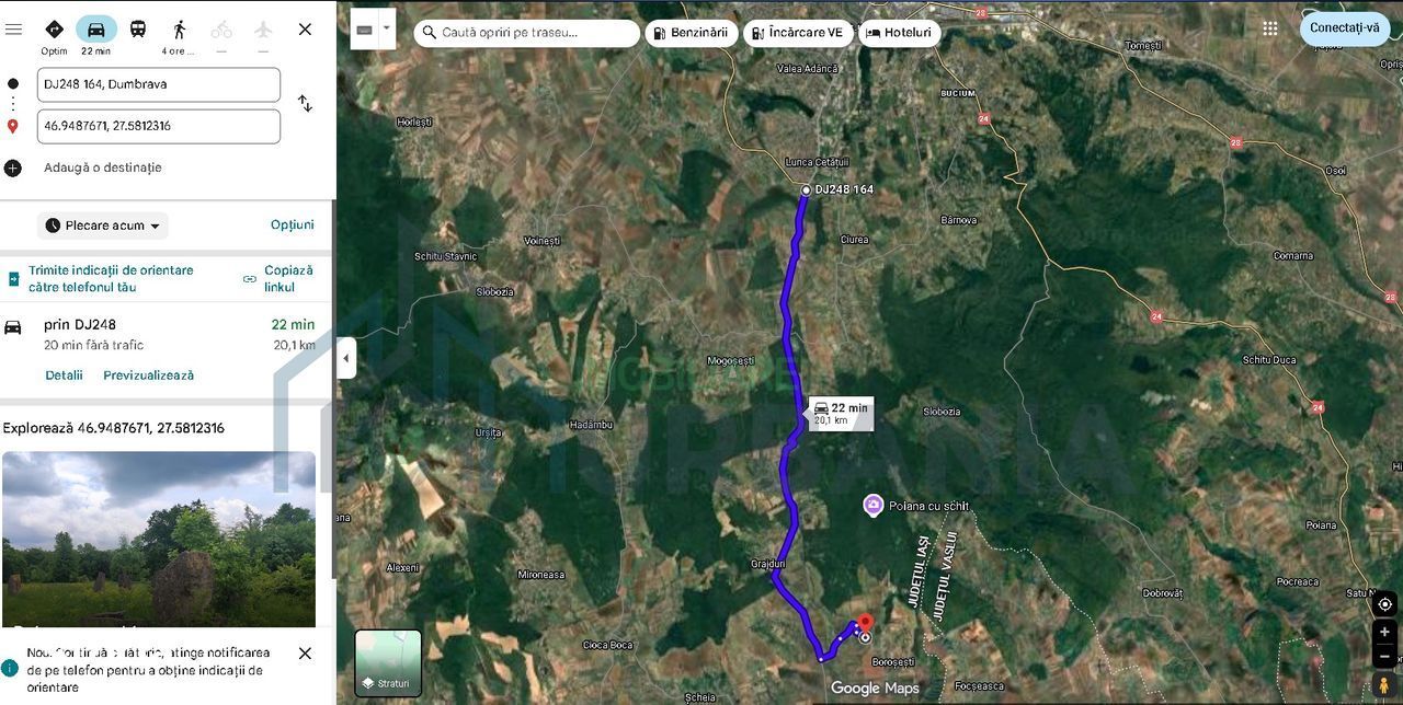 Teren cu priveliste superba 21000mp în zonă liniștită - Poză 8