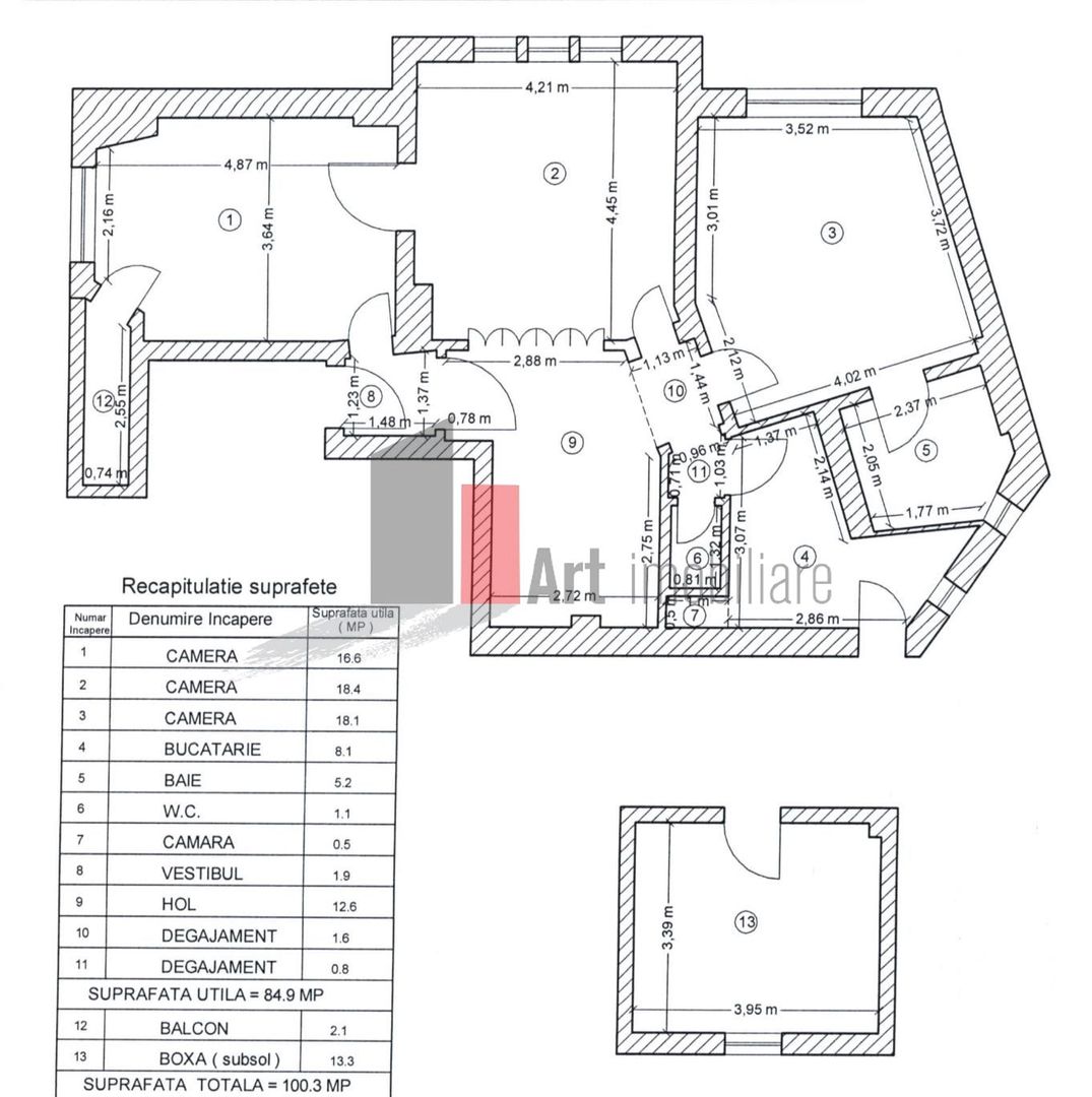 APARTAMENT 4 CAMERE  -PIATA IZVORUL RECE - Poză 10