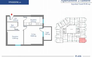 Militari-Metrou Preciziei 2 Camere | 55.9 mp | Bloc Nou | Te muti imediat! - Poză 3