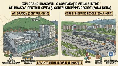 Centrul Civic vs. Zona Coresi 🏢