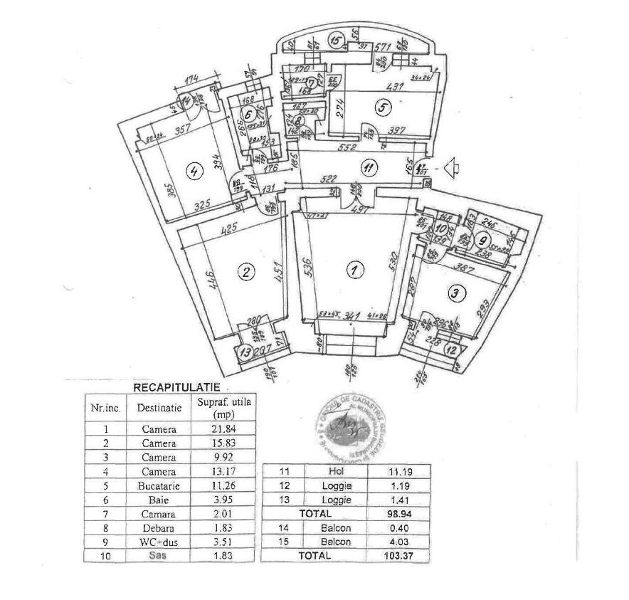 Ultracentral 4 camere Unirii renovat utilat mobilat  anul  1987 - Poză 9