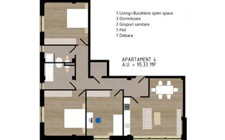 Zorilor Residence, Apartamente Noi 2-3-4 camere - Str. Zorilor - Carei - Poză 11
