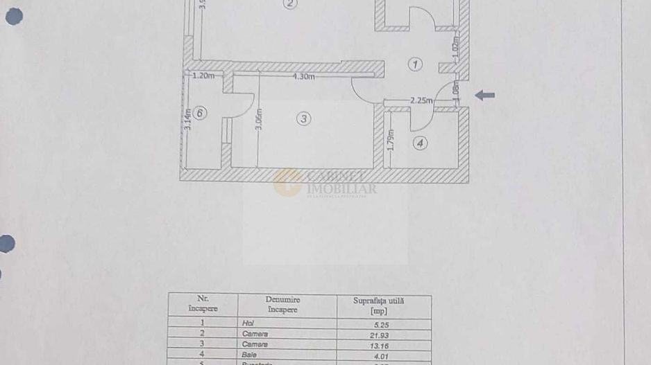 2 Camere - 55MP | Decomandat | 2013 | Parcare | M Gorjului la 6 minute - Schiță 8