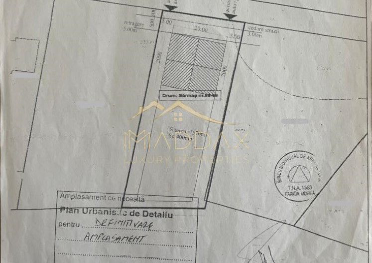 Teren Intravilan cu Deschidele la Lac ***1570mp***// Straulesti - Schiță 4