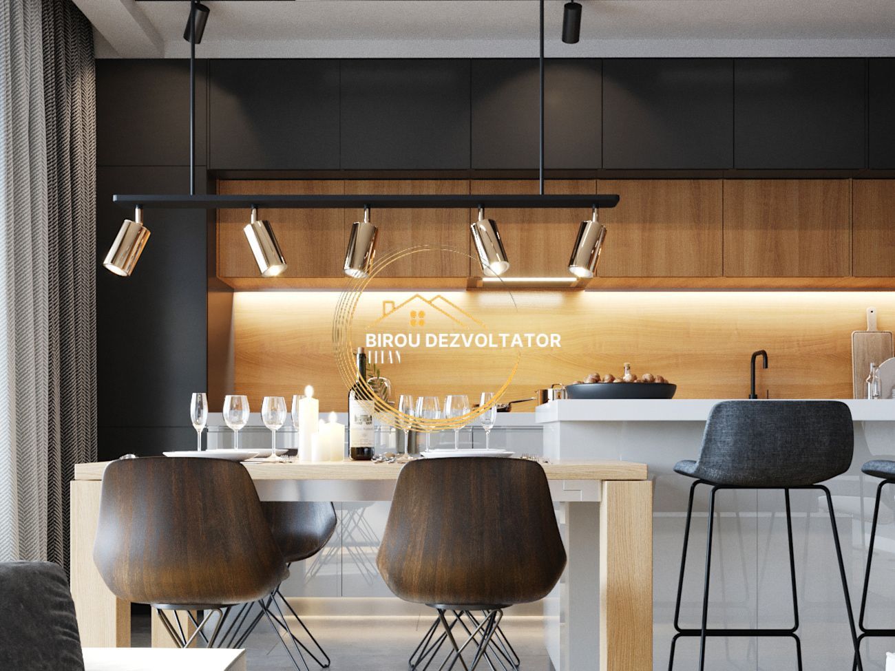 Modern|Ansamblu la 8 minute de metrou Teclu Pallady Ikea Titan - Poză 5