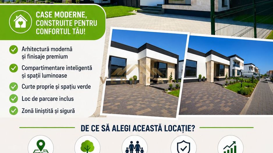 Casă Modernă cu 2 Dormitoare și Curte Berceni Ilfov - Poză 1