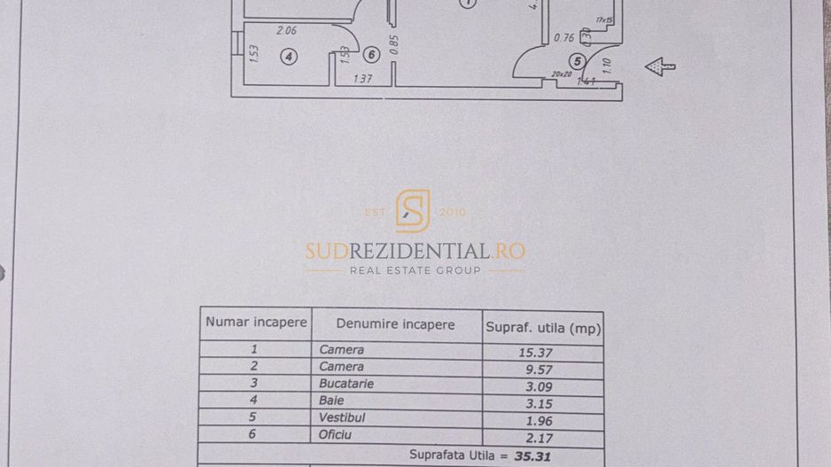 Apartament 2 Camere Mobilat & Utilat | Zona Brâncoveanu - Uioara - Poză 8