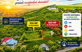 TEREN CU PRIVELIȘTE PANORAMICĂ EXCEPȚIONALĂ – 1.700 MP, ZONA GURA BUSTEI;