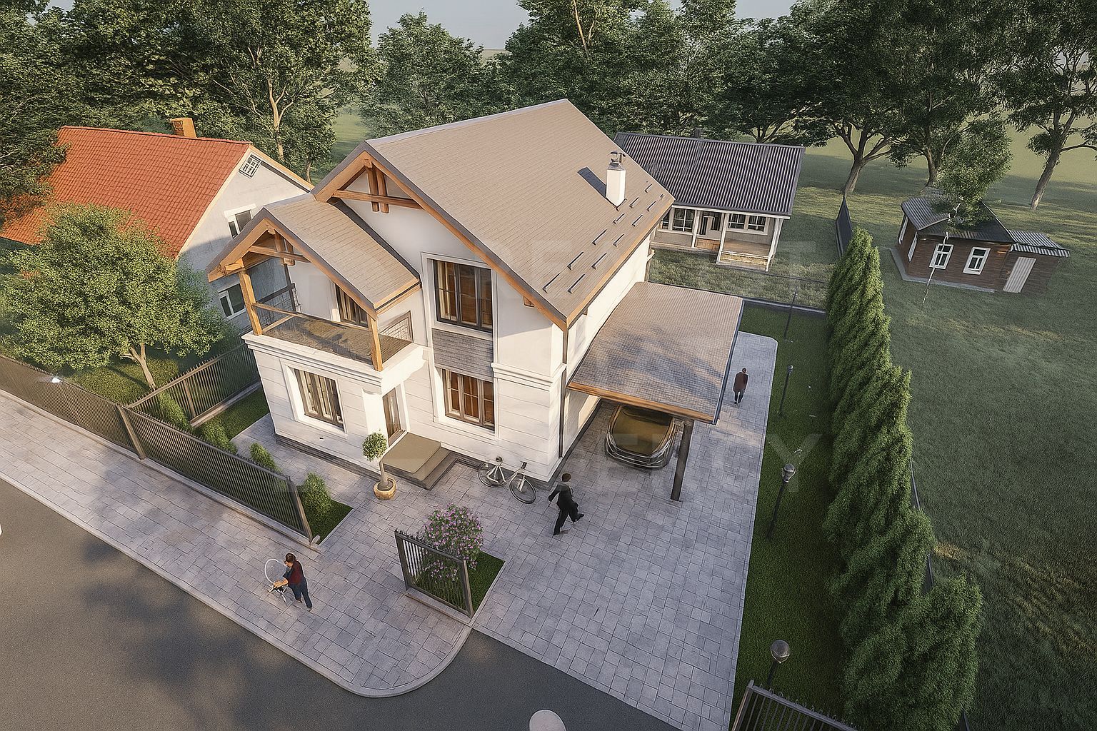 Vânzare, casă, 2 nivele, 3 camere, strada Trandafirilor, Durlești - Poză 2