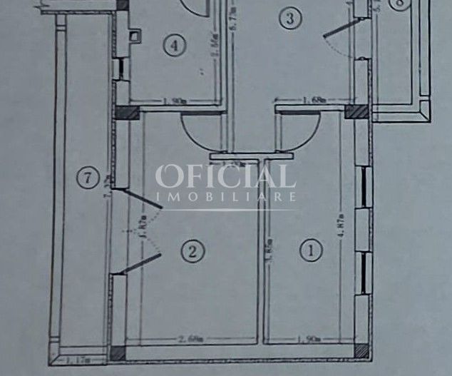 Apartament 2 Camere | 44 Mp | 2 Balcoane | Floresti Eroilor - Poză 13