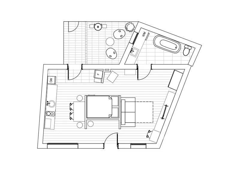 Apartament de vanzare, 43 mp - Parcul Feroviarelor - Poză 9