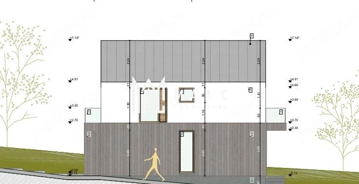 Teren intravilan 413mp | Cristian  ,autorizatie casa proiect, toate utilitatile - Poză 2