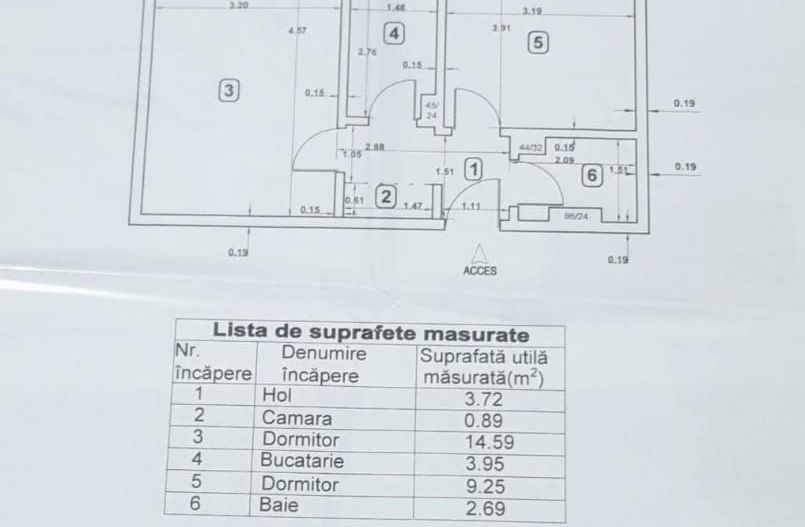 Apartament 2 camere, decomandat, Piata Victoriei, complet renovat, parter. - Poză 13