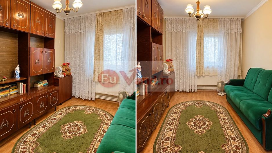 De vanzare apartament cu 2 camere, decomandat – Micro 19, parter, 46.500 E - Poză 5